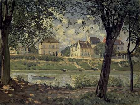 Wall Art Painting id:184659, Name: Louveciennes, Artist: Sisley, Alfred
