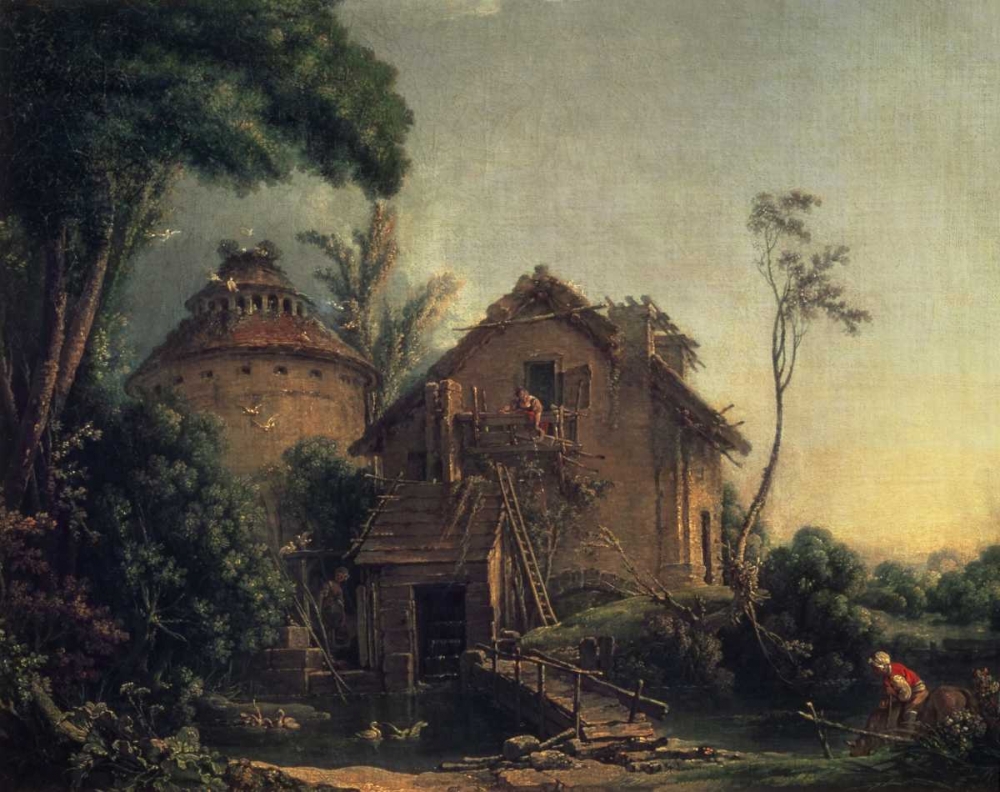 Wall Art Painting id:93633, Name: Country Home, Artist: Boucher, Francois