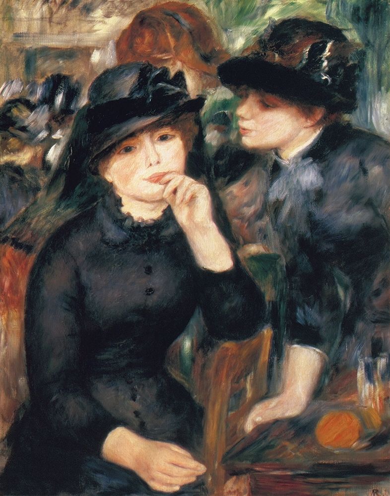 Wall Art Painting id:268519, Name: Girls In Black, Artist: Renoir, Pierre-Auguste