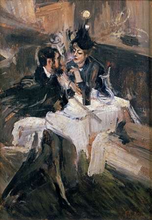 Wall Art Painting id:184733, Name: The Sweethearts Lunch, Artist: Boldini, Giovanni