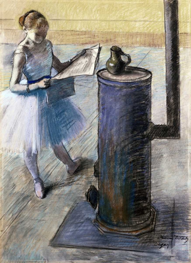 Wall Art Painting id:88855, Name: Dancer Resting, Artist: Degas, Edgar