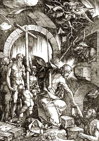 Wall Art Painting id:184805, Name: The Harrowing of Hell From The Large Passion, Artist: Durer, Albrecht