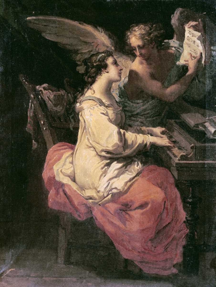 Wall Art Painting id:88893, Name: Saint Cecilia, Artist: Gandolfi, Gaetano