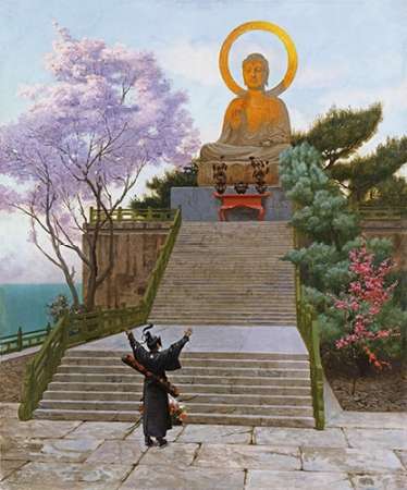 Wall Art Painting id:184839, Name: Japanese Imploring a Divinity, Artist: Gerome, Jean Leon