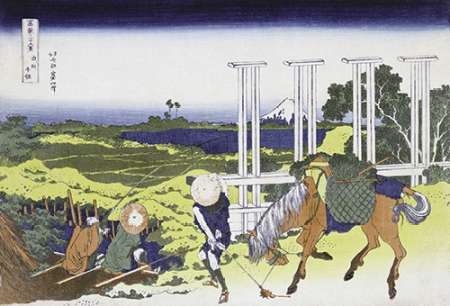 Wall Art Painting id:184865, Name: Senju In Musashi Province, Artist: Hokusai
