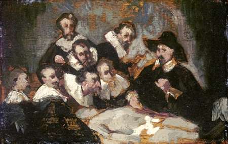 Wall Art Painting id:184909, Name: The Anatomy Lesson, Artist: Manet, Edouard