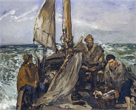 Wall Art Painting id:184912, Name: The Workers of the Sea, Artist: Manet, Edouard