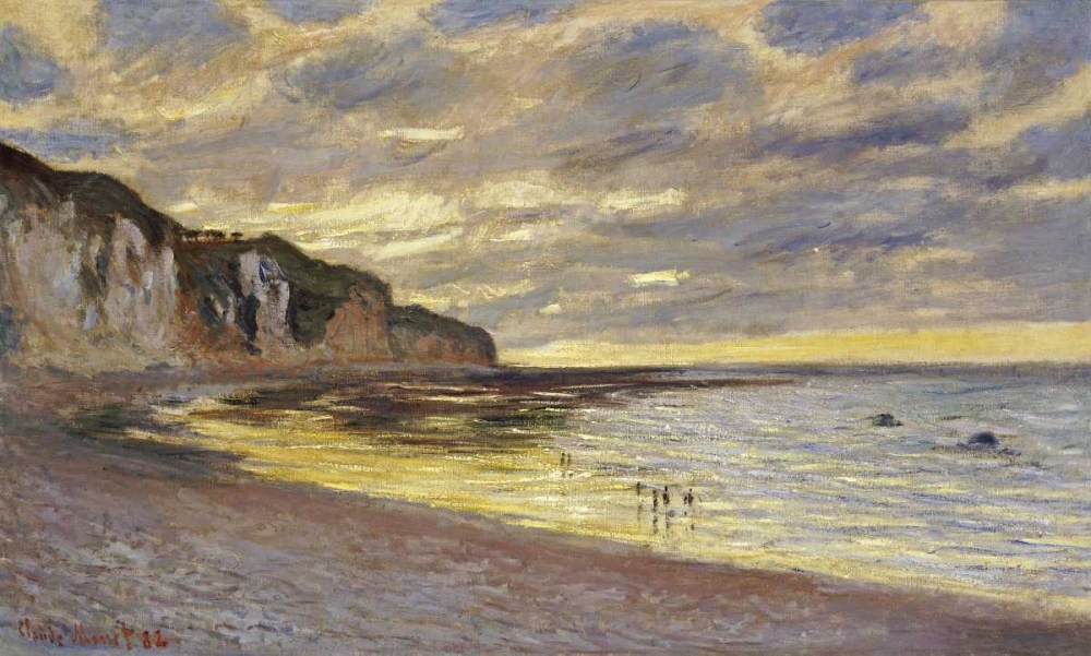 Wall Art Painting id:89017, Name: Pointe de Lailly, maree basse, Artist: Monet, Claude