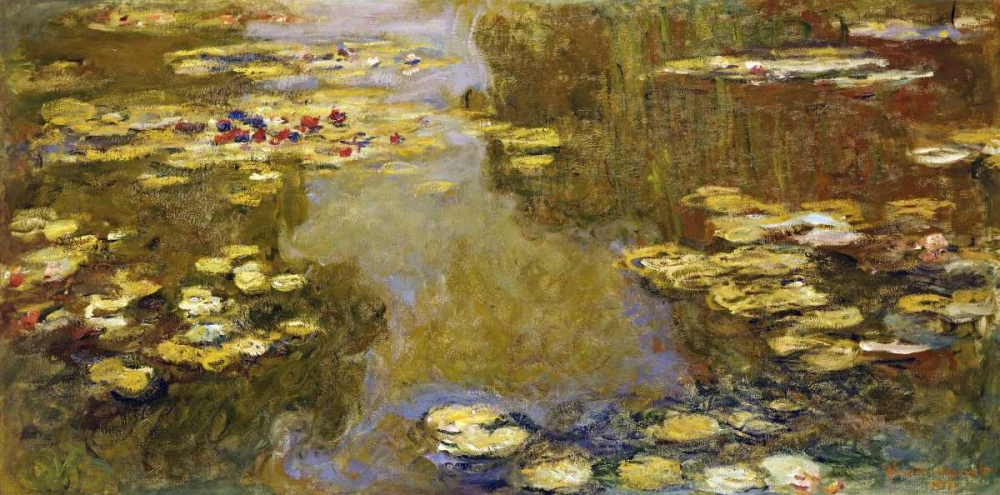 Wall Art Painting id:89019, Name: The Lily Pond, Artist: Monet, Claude
