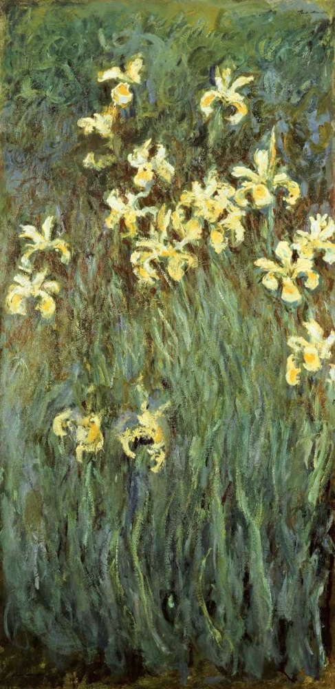 Wall Art Painting id:89022, Name: Iris jaunes, Artist: Monet, Claude