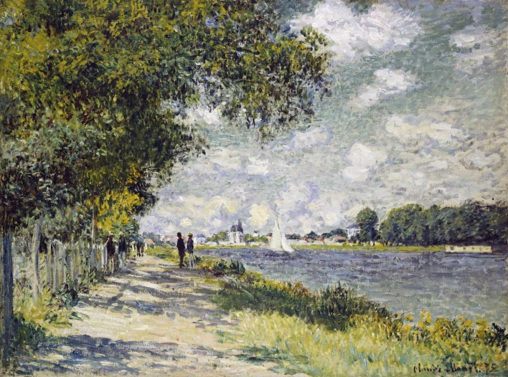 Wall Art Painting id:89025, Name: The Seine at Argenteuil, Artist: Monet, Claude