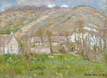 Wall Art Painting id:184924, Name: The Hamlet of Falaise, near Giverny, 1883, Artist: Monet, Claude