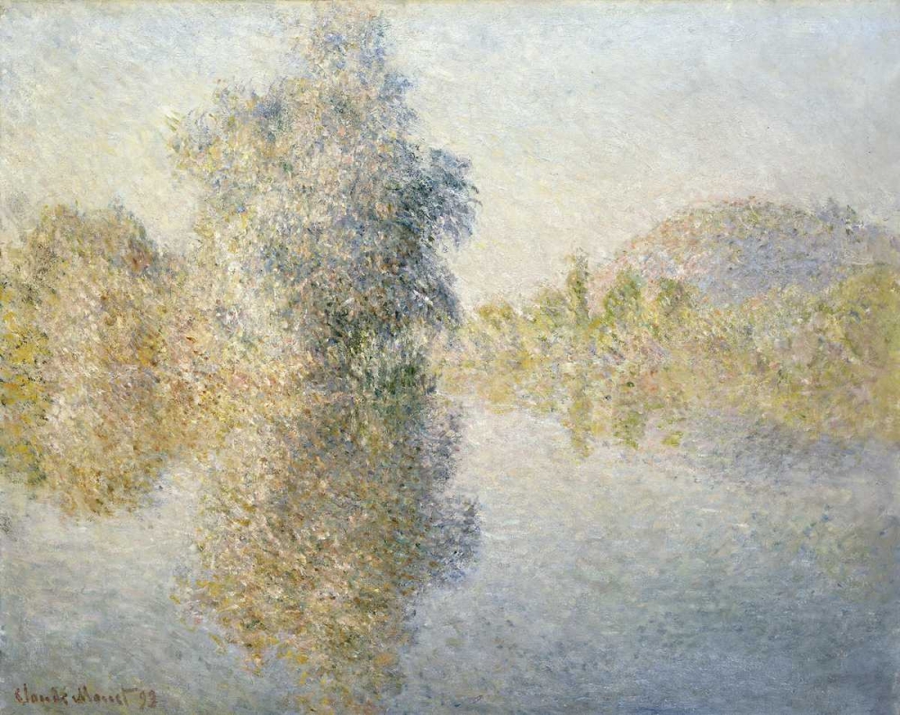 Wall Art Painting id:89043, Name: Early Morning on the Seine at Giverny, Artist: Monet, Claude
