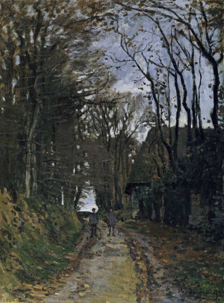 Wall Art Painting id:89053, Name: A Normandy Path, Artist: Monet, Claude
