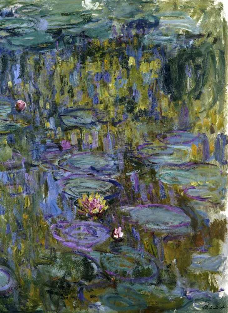 Wall Art Painting id:89060, Name: Water Lilies, Artist: Monet, Claude