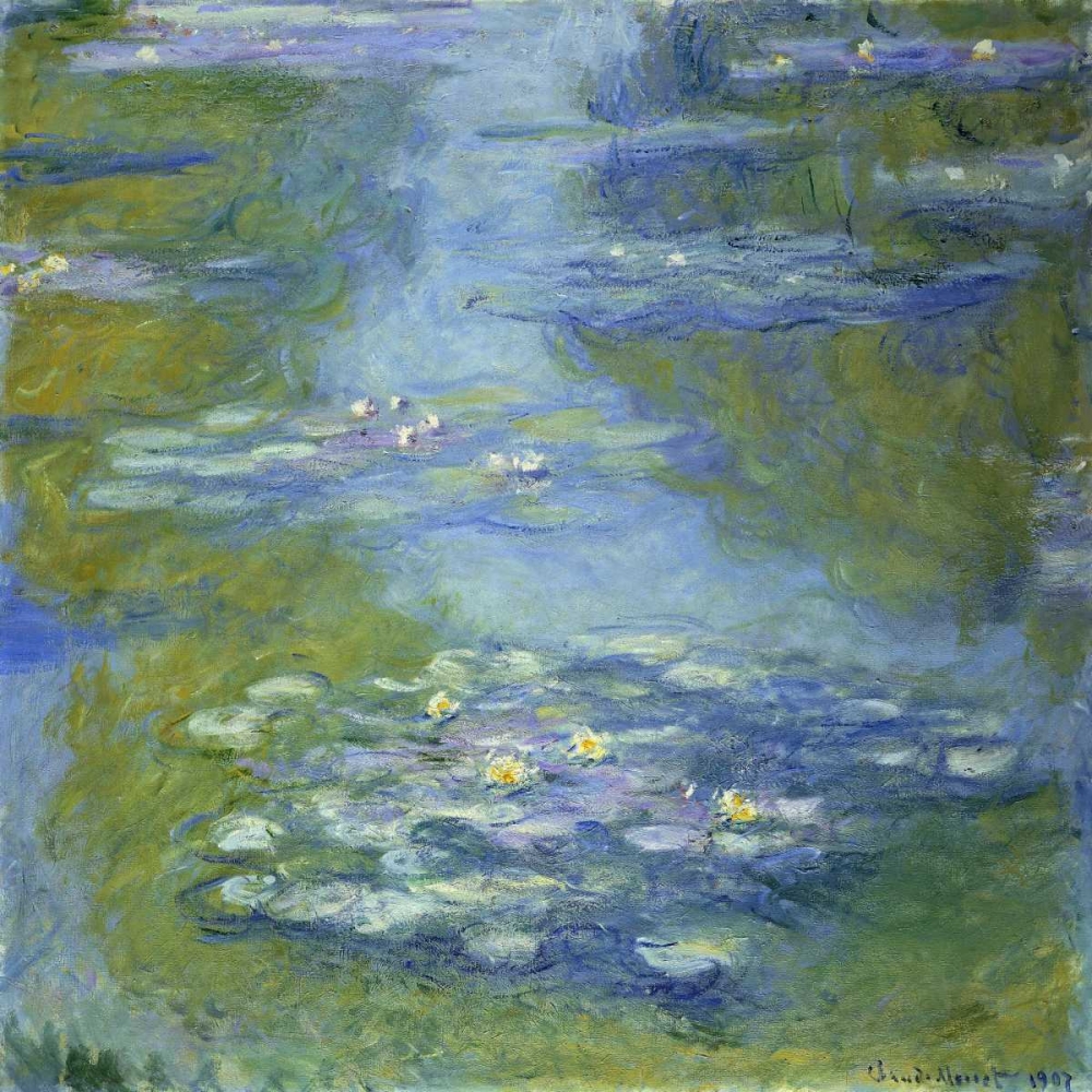 Wall Art Painting id:89083, Name: Water Lilies, Artist: Monet, Claude
