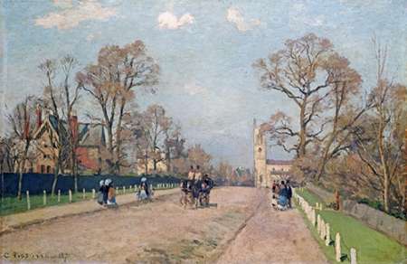 Wall Art Painting id:184964, Name: The Road To Sydenham, Artist: Pissarro, Camille