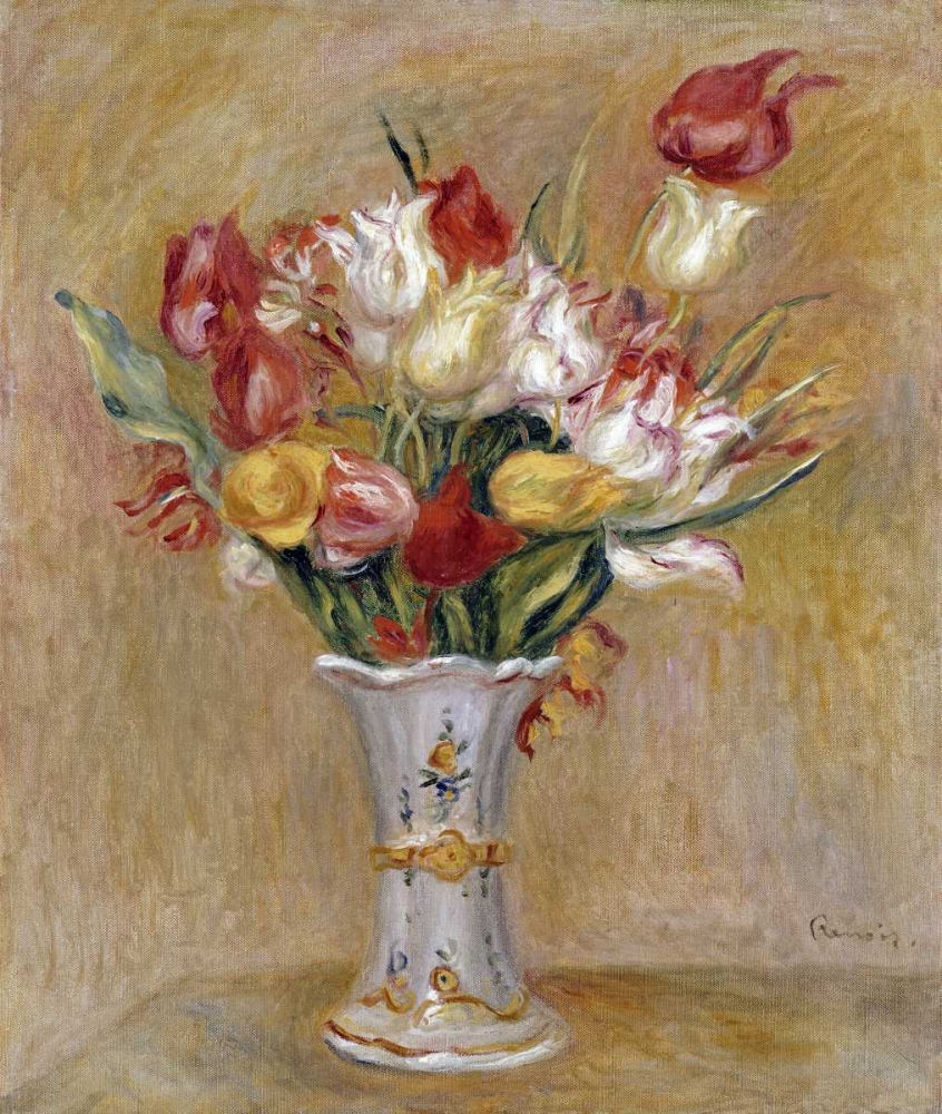 Wall Art Painting id:89154, Name: Tulipes, Artist: Renoir, Pierre-Auguste