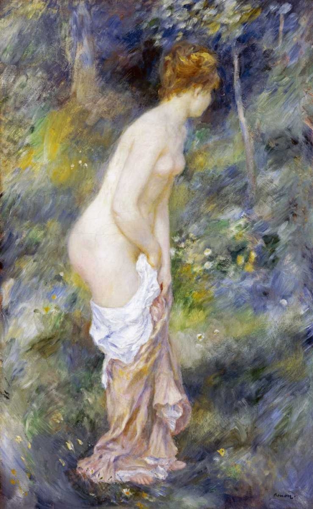 Wall Art Painting id:89155, Name: Standing Bather, Artist: Renoir, Pierre-Auguste