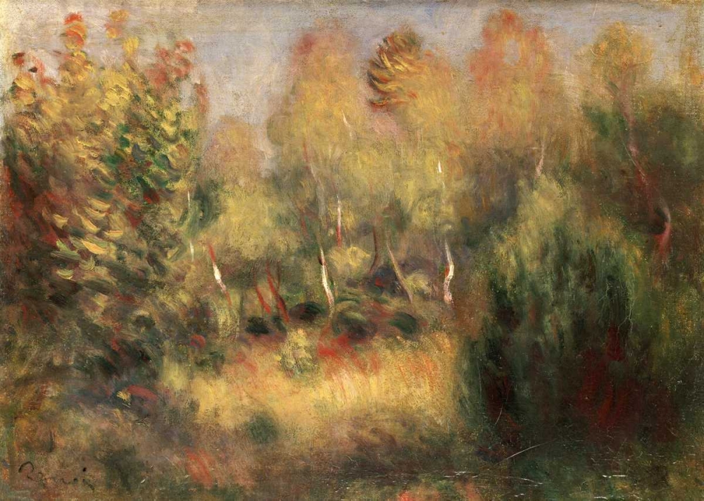 Wall Art Painting id:89161, Name: The Glade, Artist: Renoir, Pierre-Auguste