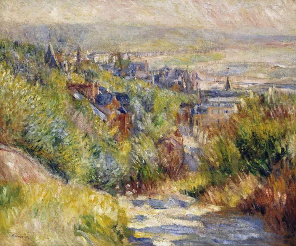 Wall Art Painting id:89169, Name: The Heights at Trouville, Artist: Renoir, Pierre-Auguste