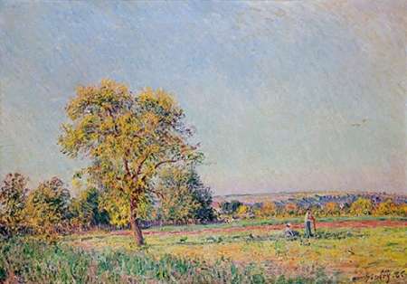 Wall Art Painting id:184996, Name: A Summers Day, Artist: Sisley, Alfred