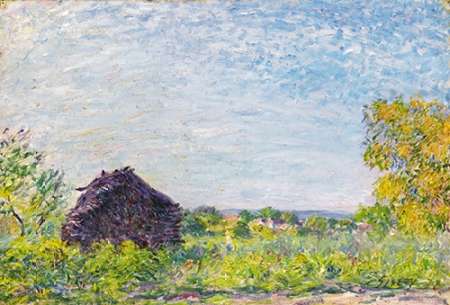 Wall Art Painting id:184998, Name: The Windmill at Paille, Artist: Sisley, Alfred