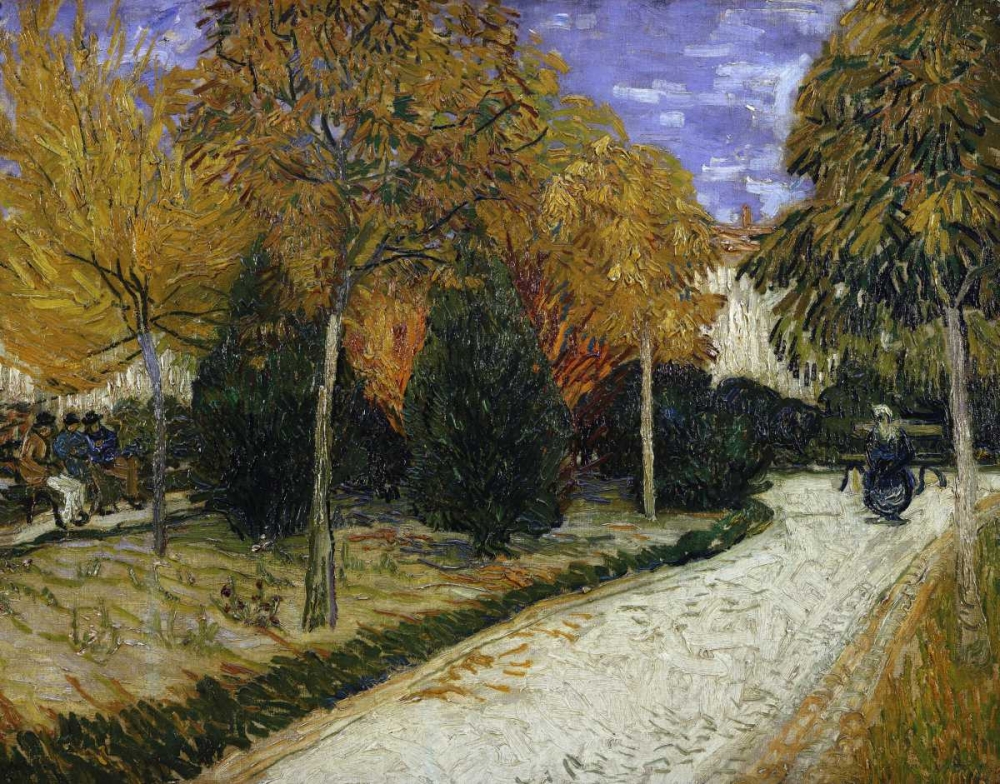 Wall Art Painting id:89291, Name: The Public Garden, Artist: Van Gogh, Vincent