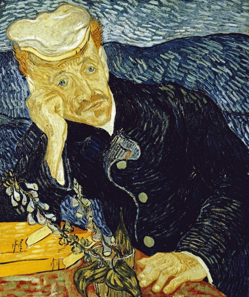 Wall Art Painting id:89295, Name: Portrait of Dr. Gachet, Artist: Van Gogh, Vincent