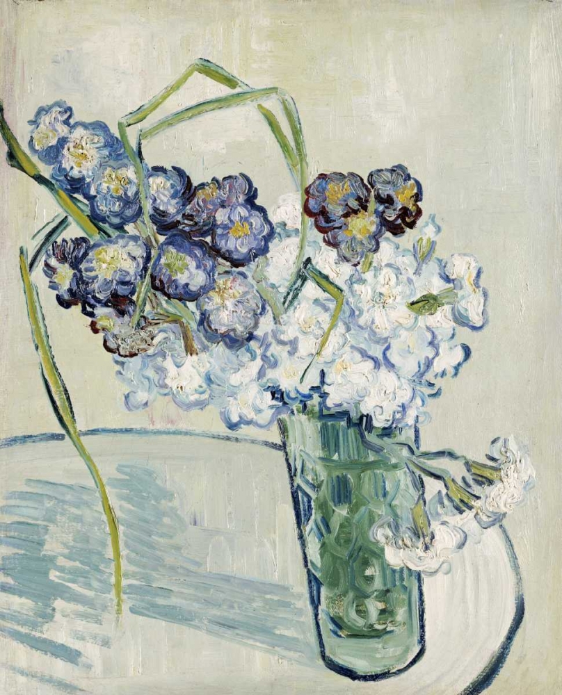 Wall Art Painting id:89297, Name: Still Life, Vase of Carnations, Artist: Van Gogh, Vincent