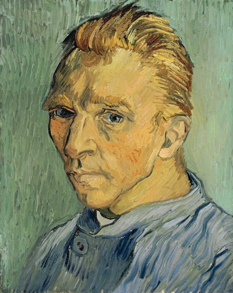 Wall Art Painting id:89300, Name: Self Portrait Without Beard, Artist: Van Gogh, Vincent