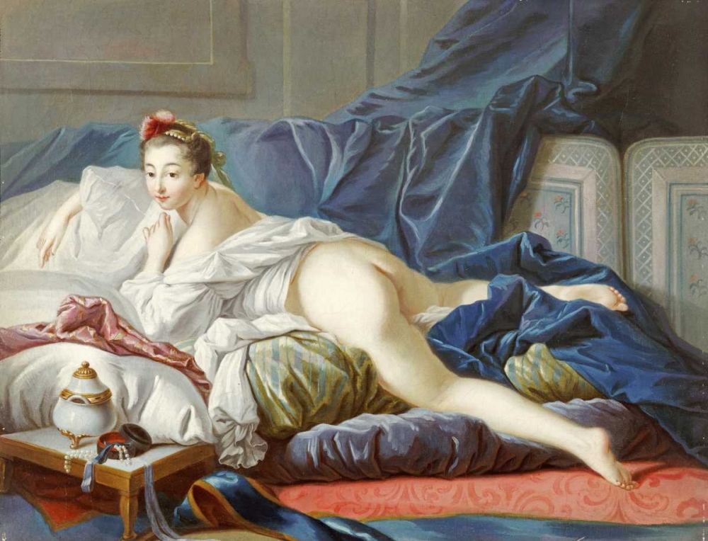 Wall Art Painting id:89399, Name: LOdalisque Brune, Artist: Boucher, Francois