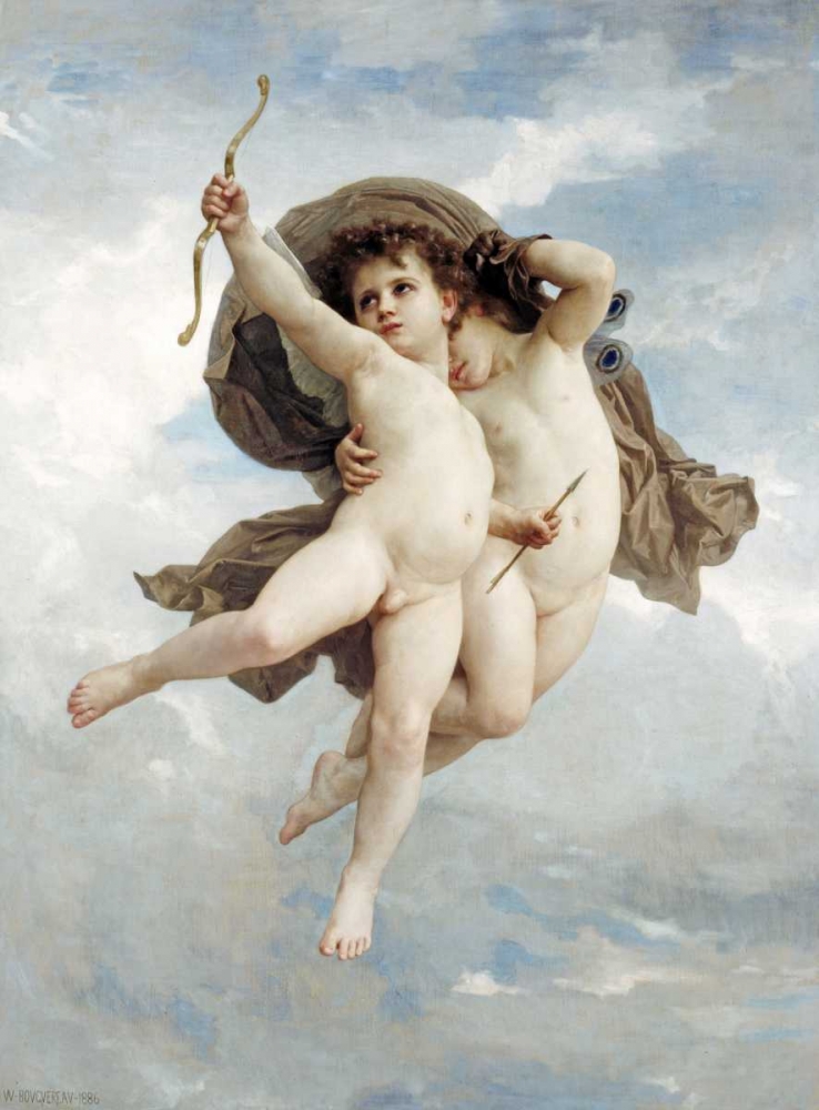 Wall Art Painting id:89406, Name: LAmour Vainqueur, Artist: Bouguereau, William-Adolphe