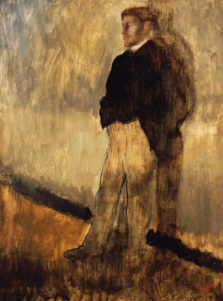 Wall Art Painting id:89515, Name: Portrait of a Man, Artist: Degas, Edgar
