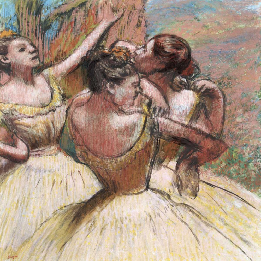 Wall Art Painting id:89516, Name: Three Dancers, Artist: Degas, Edgar