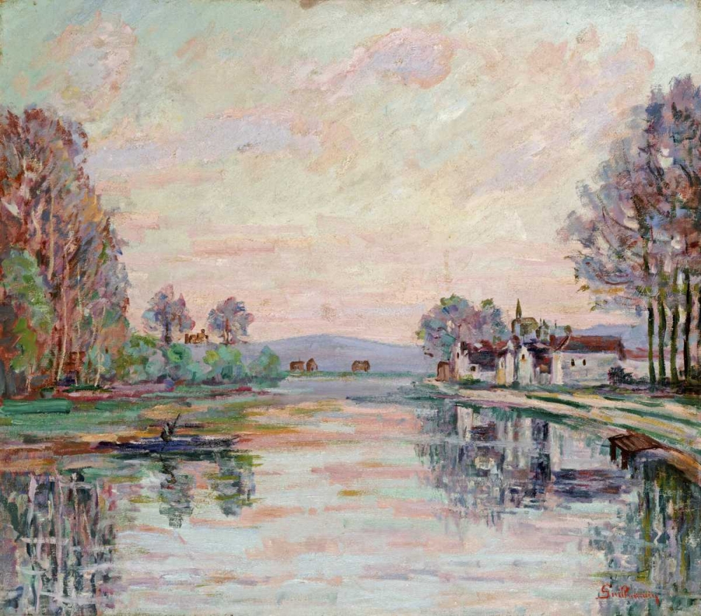 Wall Art Painting id:89636, Name: The Seine at Samois, Artist: Guillaumin, Armand