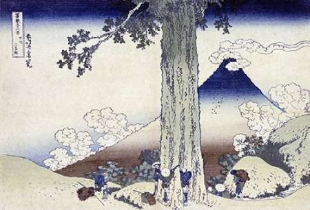 Wall Art Painting id:185259, Name: Mishima Pass In Kai Province, Artist: Hokusai