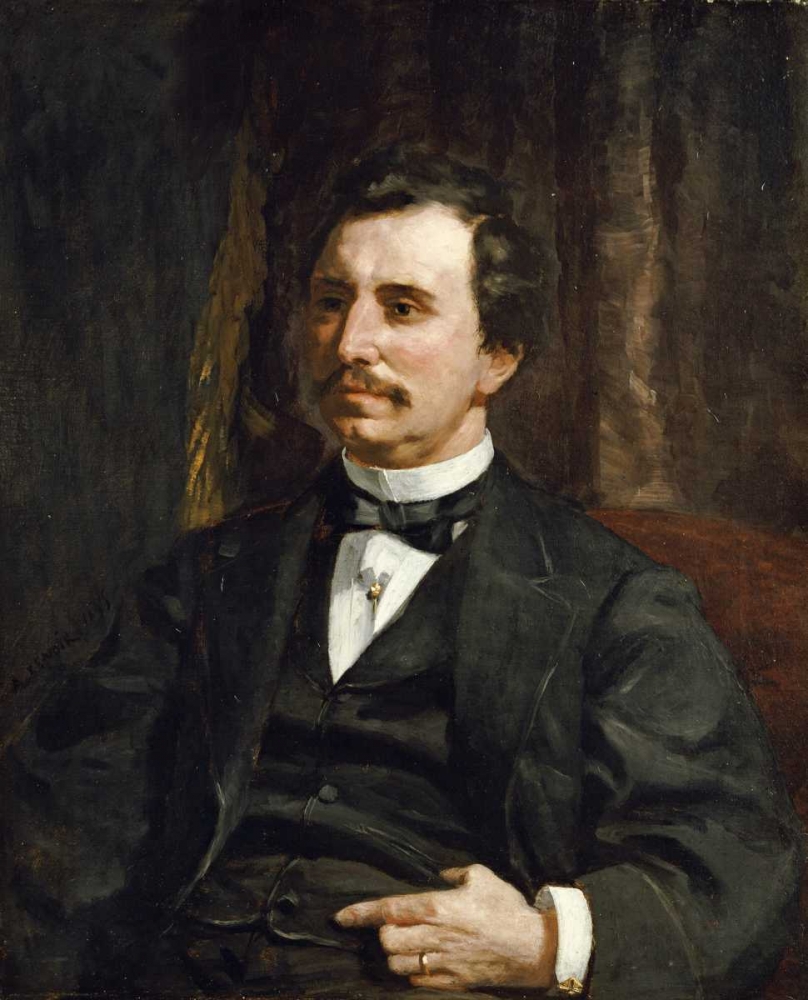 Wall Art Painting id:89933, Name: Portrait du Colonel Barton Howard Jenks, Artist: Renoir, Pierre-Auguste