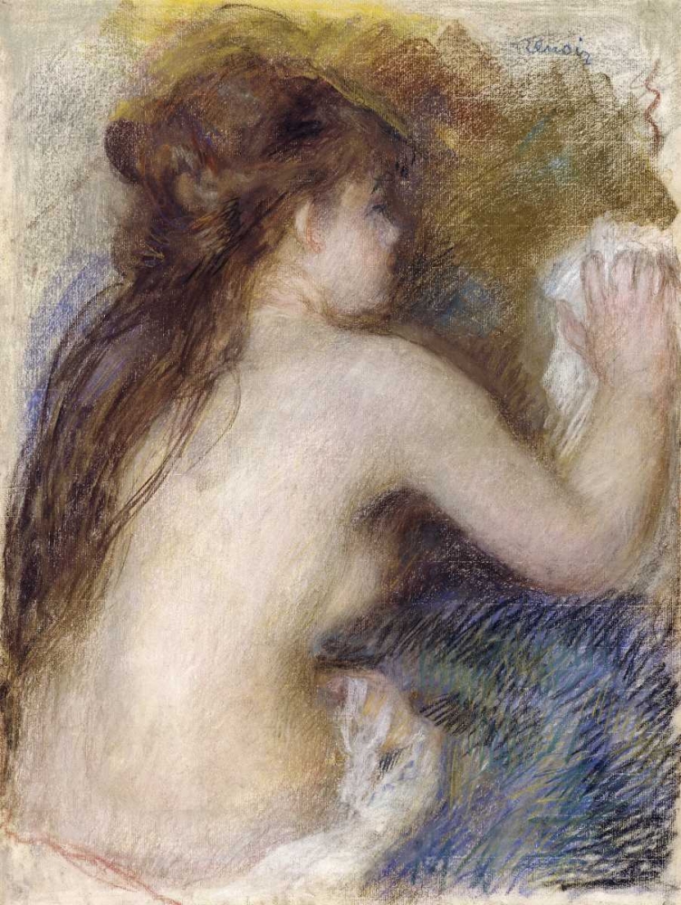 Wall Art Painting id:89943, Name: Nude Back of a Woman, Artist: Renoir, Pierre-Auguste