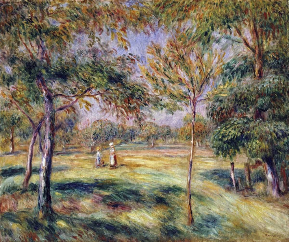 Wall Art Painting id:89950, Name: The Glade, Artist: Renoir, Pierre-Auguste