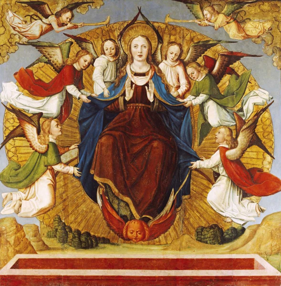 Wall Art Painting id:89991, Name: The Assumption of The Virgin, Artist: School of Avignon