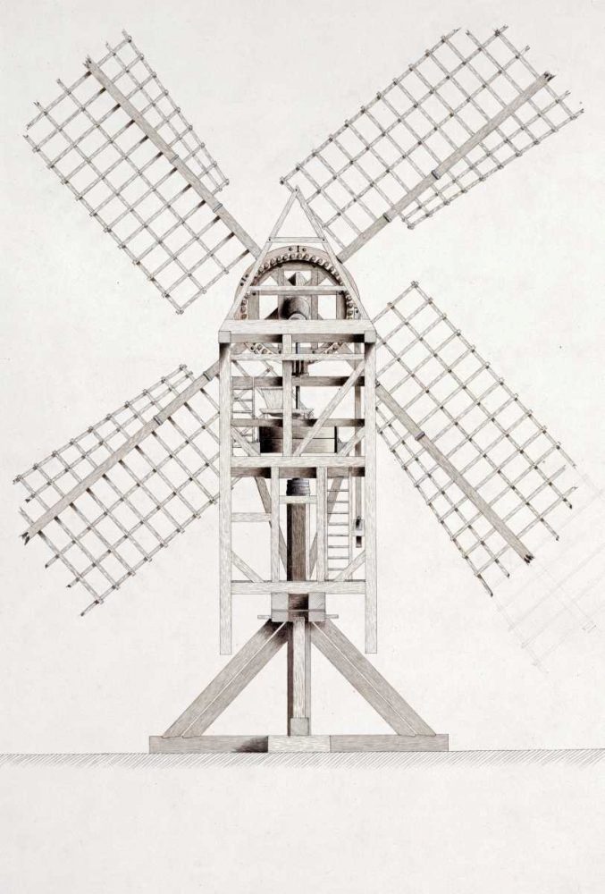 Wall Art Painting id:90334, Name: Drawings For Windmills, Artist: Faed, John