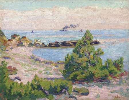 Wall Art Painting id:185652, Name: Saint Palais, Pointe De La Perriere, Artist: Guillaumin, Armand