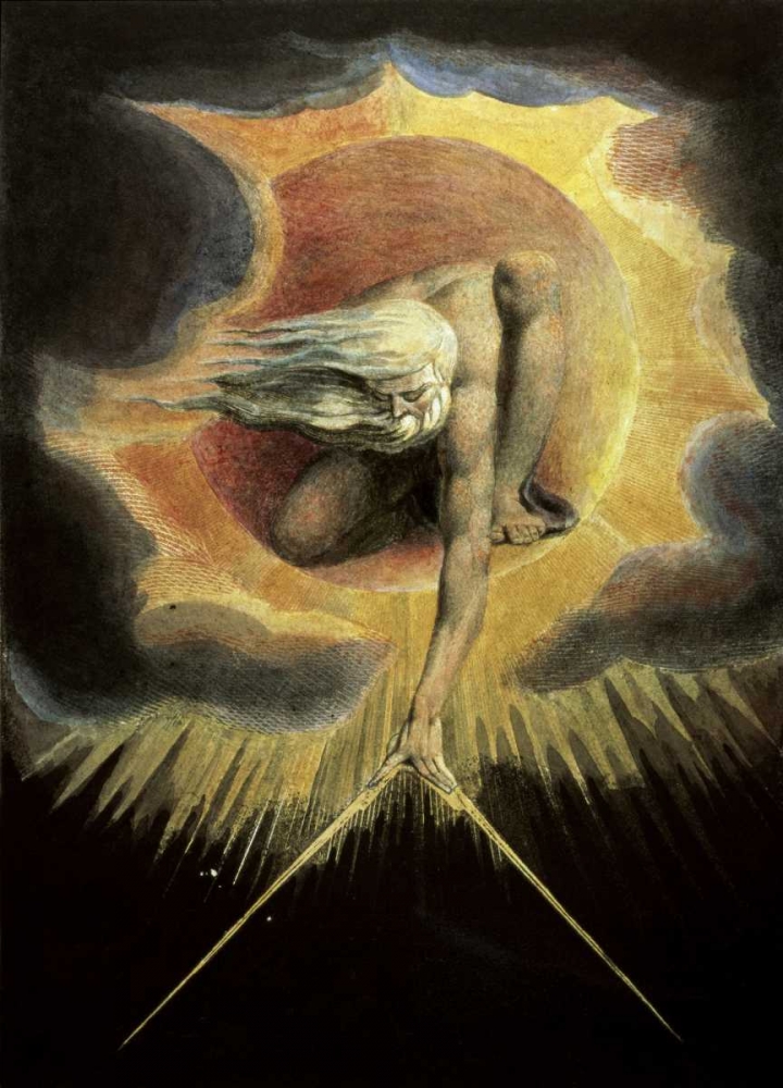 Wall Art Painting id:90755, Name: The Ancient of Days, Artist: Blake, William