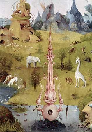 Wall Art Painting id:185882, Name: Garden of Earthly Delights - Detail #2, Artist: Bosch, Hieronymus