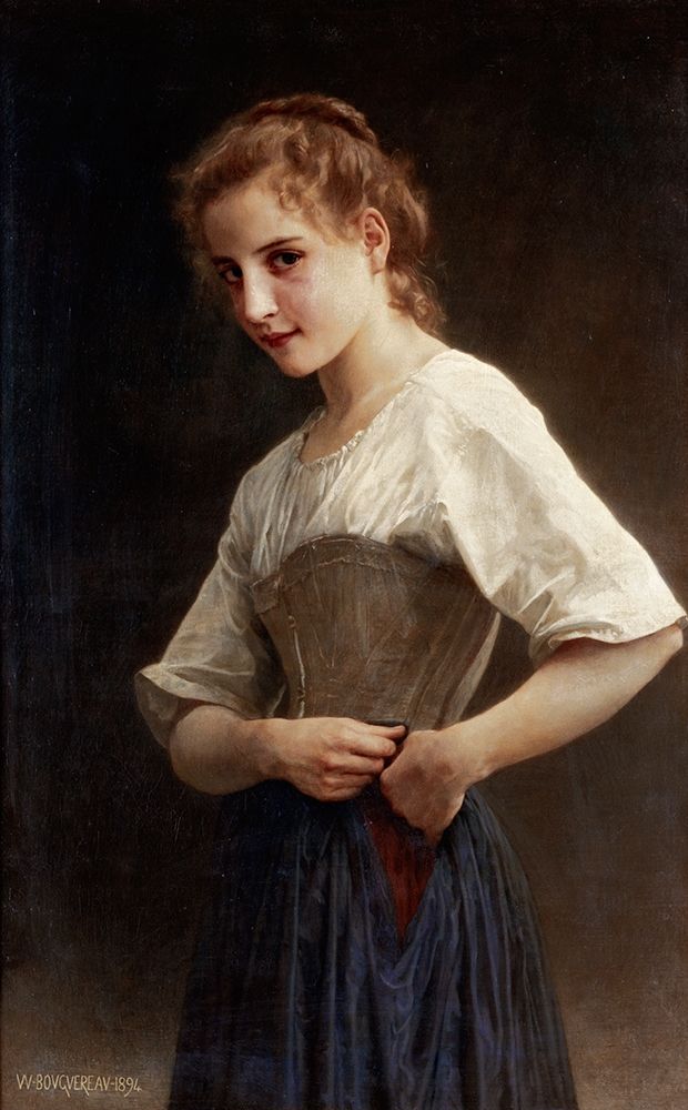 Wall Art Painting id:265933, Name: At the Start of the Day, Artist: Bouguereau, William-Adolphe