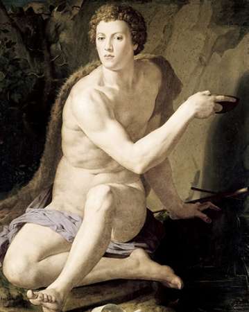 Wall Art Painting id:185905, Name: St. John The Baptist, Artist: Bronzino, Agnolo