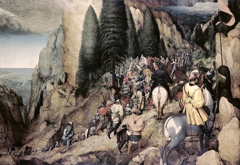 Wall Art Painting id:265963, Name: The Conversion of Saint Paul, Artist: Bruegel the Elder, Pieter