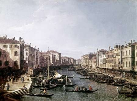 Wall Art Painting id:185915, Name: Grand Canal, Venice, Artist: Canaletto