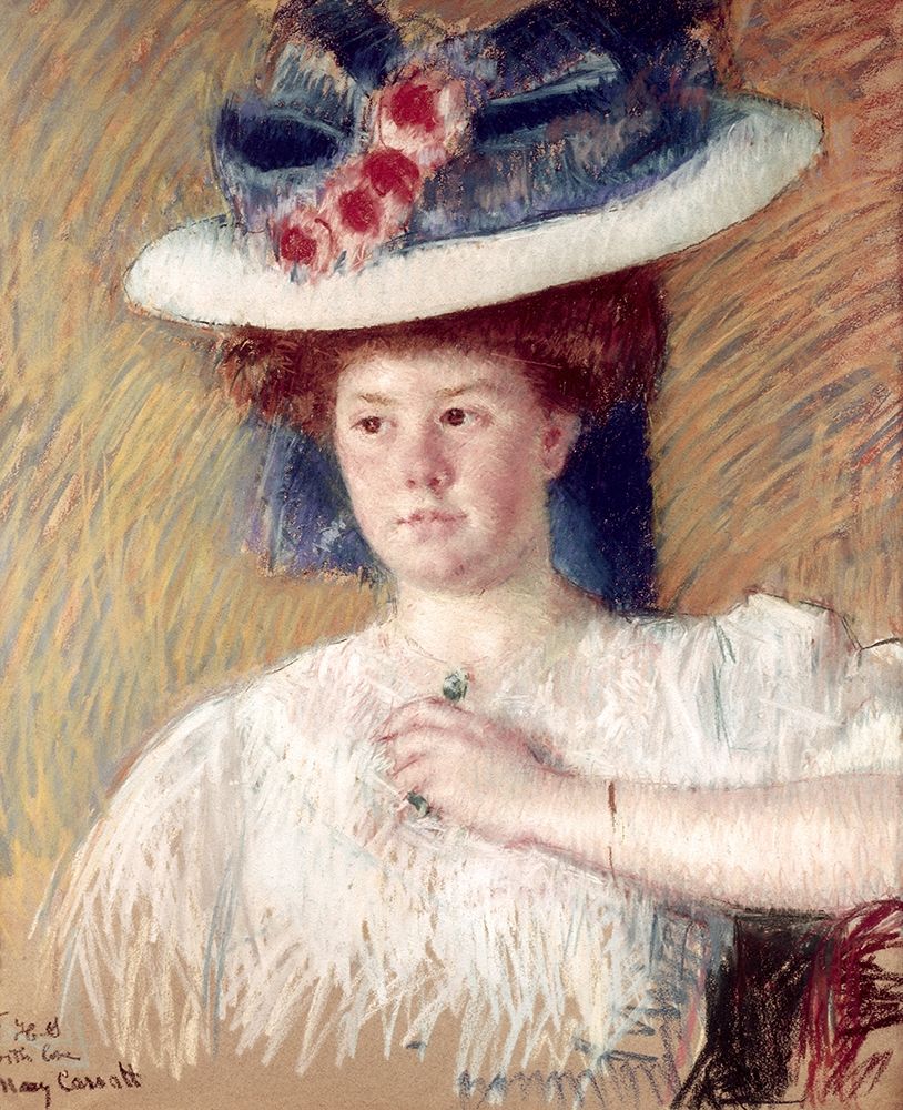 Wall Art Painting id:266003, Name: Portrait of Helen Sears, Artist: Cassatt, Mary